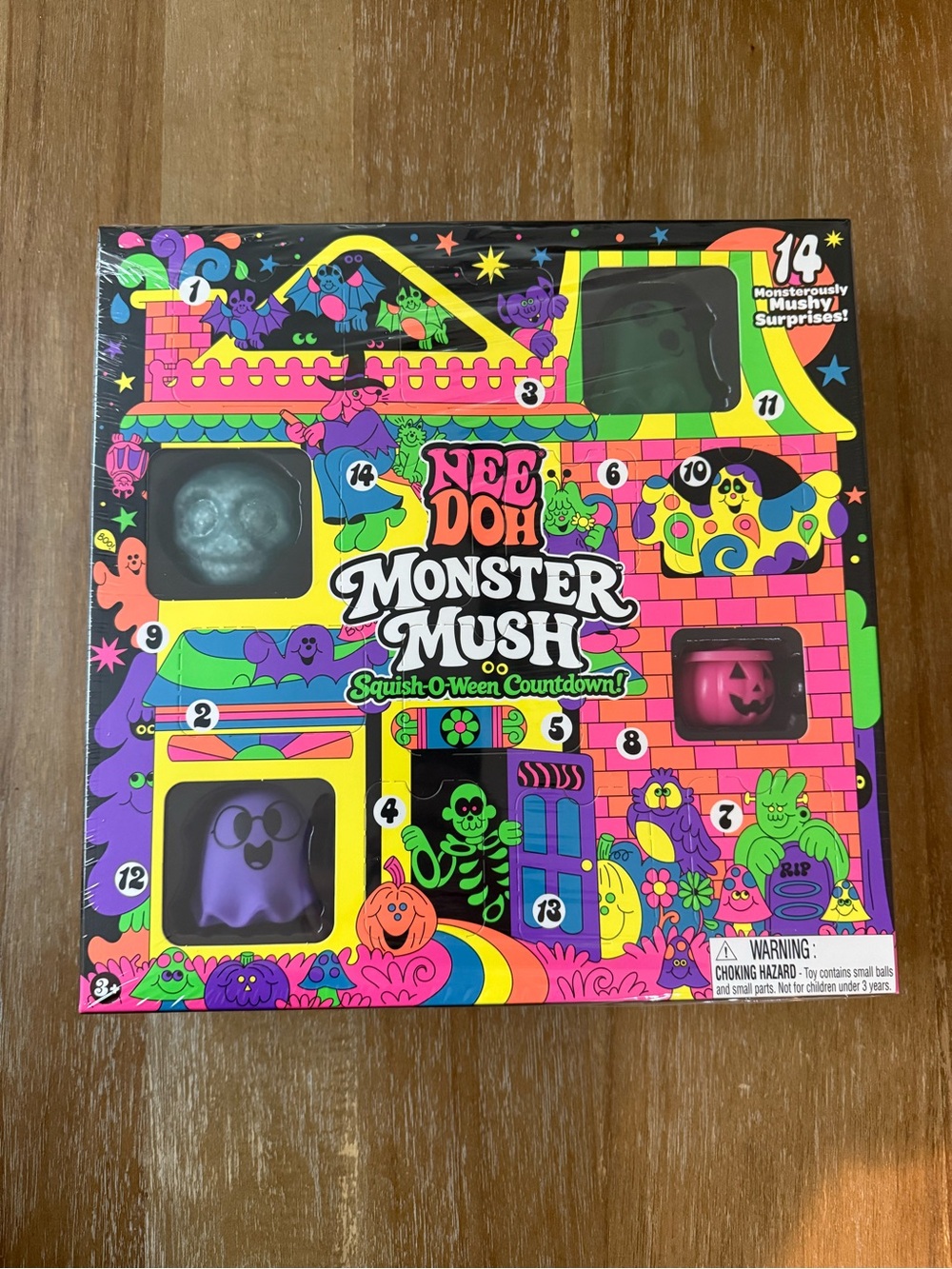 Needoh Monster Mush Squish-O-Ween Countdown Kids Toy - Multicolor